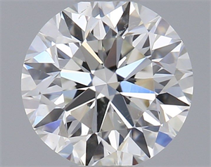 Picture of Natural Diamond 0.40 Carats, Round with Very Good Cut, H Color, SI1 Clarity and Certified by GIA