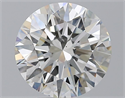 Natural Diamond 4.01 Carats, Round with Excellent Cut, H Color, SI1 Clarity and Certified by GIA