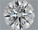 Natural Diamond 0.40 Carats, Round with Excellent Cut, H Color, VVS1 Clarity and Certified by GIA