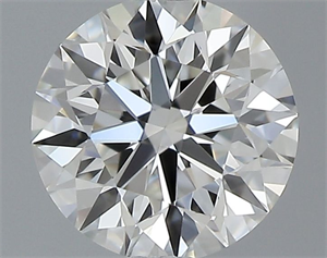 Picture of Natural Diamond 0.40 Carats, Round with Excellent Cut, H Color, VVS1 Clarity and Certified by GIA