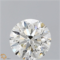 Natural Diamond 3.01 Carats, Round with Excellent Cut, K Color, SI1 Clarity and Certified by GIA