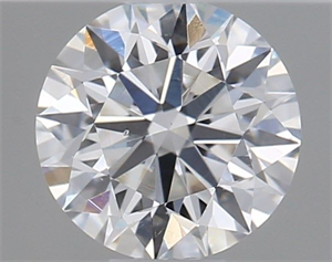 Picture of Natural Diamond 0.40 Carats, Round with Excellent Cut, E Color, SI1 Clarity and Certified by GIA