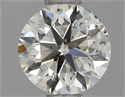 Natural Diamond 0.60 Carats, Round with Very Good Cut, K Color, SI2 Clarity and Certified by GIA