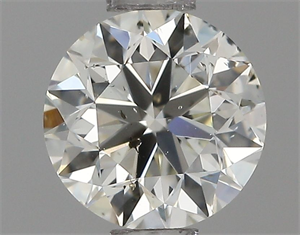 Picture of Natural Diamond 0.60 Carats, Round with Very Good Cut, K Color, SI2 Clarity and Certified by GIA