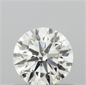 Natural Diamond 0.50 Carats, Round with Excellent Cut, J Color, I1 Clarity and Certified by GIA