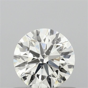 Picture of Natural Diamond 0.50 Carats, Round with Excellent Cut, J Color, I1 Clarity and Certified by GIA