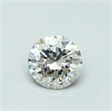 Natural Diamond 0.50 Carats, Round with Very Good Cut, J Color, VS1 Clarity and Certified by GIA