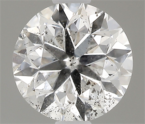 Picture of Natural Diamond 0.51 Carats, Round with Very Good Cut, F Color, I1 Clarity and Certified by GIA