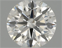 Natural Diamond 0.40 Carats, Round with Excellent Cut, H Color, SI1 Clarity and Certified by IGI