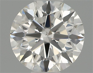 Picture of Natural Diamond 0.40 Carats, Round with Excellent Cut, H Color, SI1 Clarity and Certified by IGI