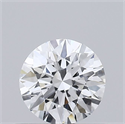 Natural Diamond 0.40 Carats, Round with Very Good Cut, D Color, SI1 Clarity and Certified by GIA