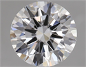 Natural Diamond 1.40 Carats, Round with Excellent Cut, E Color, VVS2 Clarity and Certified by GIA