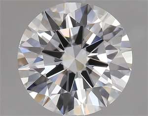 Picture of Natural Diamond 1.40 Carats, Round with Excellent Cut, E Color, VVS2 Clarity and Certified by GIA