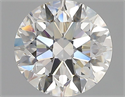 Natural Diamond 2.01 Carats, Round with Excellent Cut, H Color, VVS1 Clarity and Certified by GIA