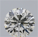 Natural Diamond 0.60 Carats, Round with Excellent Cut, I Color, SI1 Clarity and Certified by IGI