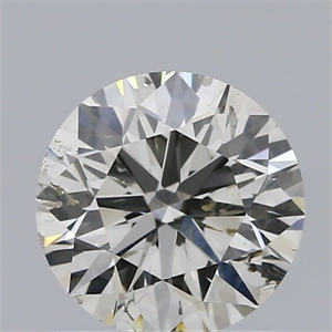 Picture of Natural Diamond 0.60 Carats, Round with Excellent Cut, I Color, SI1 Clarity and Certified by IGI