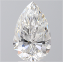 Natural Diamond 2.51 Carats, Pear with  Cut, F Color, SI2 Clarity and Certified by GIA