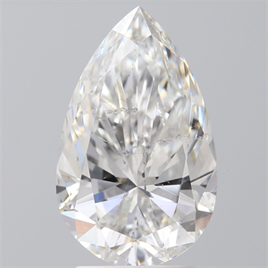 Picture of Natural Diamond 2.51 Carats, Pear with  Cut, F Color, SI2 Clarity and Certified by GIA