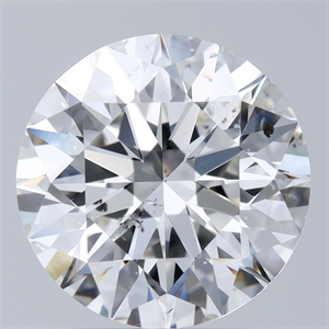 Picture of Natural Diamond 2.21 Carats, Round with Excellent Cut, H Color, SI2 Clarity and Certified by GIA