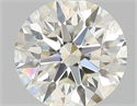 Natural Diamond 0.43 Carats, Round with Excellent Cut, J Color, VS2 Clarity and Certified by IGI