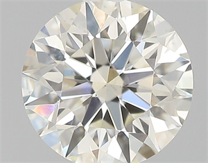 Picture of Natural Diamond 0.43 Carats, Round with Excellent Cut, J Color, VS2 Clarity and Certified by IGI