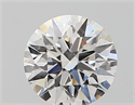 Natural Diamond 0.42 Carats, Round with Excellent Cut, F Color, VVS1 Clarity and Certified by GIA