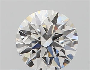 Picture of Natural Diamond 0.42 Carats, Round with Excellent Cut, F Color, VVS1 Clarity and Certified by GIA