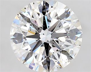 Picture of Natural Diamond 3.02 Carats, Round with Excellent Cut, E Color, SI2 Clarity and Certified by GIA