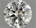 Natural Diamond 0.40 Carats, Round with Excellent Cut, J Color, VVS1 Clarity and Certified by GIA