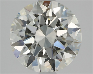 Picture of Natural Diamond 2.01 Carats, Round with Excellent Cut, J Color, VS1 Clarity and Certified by GIA