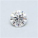 Natural Diamond 0.40 Carats, Round with Very Good Cut, E Color, SI1 Clarity and Certified by GIA