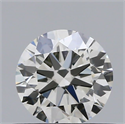 Natural Diamond 0.50 Carats, Round with Very Good Cut, K Color, VS1 Clarity and Certified by GIA