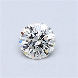 Picture of Natural Diamond 0.46 Carats, Round with Very Good Cut, I Color, SI1 Clarity and Certified by GIA