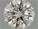 Natural Diamond 0.51 Carats, Round with Excellent Cut, I Color, VS2 Clarity and Certified by IGI