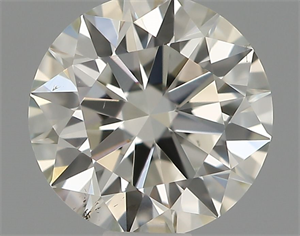 Picture of Natural Diamond 0.51 Carats, Round with Excellent Cut, I Color, VS2 Clarity and Certified by IGI