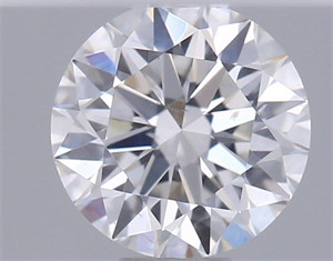 Picture of Natural Diamond 0.41 Carats, Round with Excellent Cut, F Color, SI1 Clarity and Certified by GIA