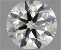 Natural Diamond 1.80 Carats, Round with Excellent Cut, G Color, VS1 Clarity and Certified by IGI