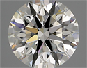 Natural Diamond 2.01 Carats, Round with Excellent Cut, I Color, VS1 Clarity and Certified by GIA