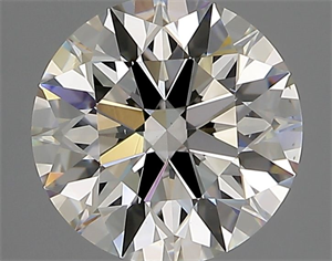 Picture of Natural Diamond 2.01 Carats, Round with Excellent Cut, I Color, VS1 Clarity and Certified by GIA