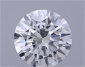 Natural Diamond 0.43 Carats, Round with Excellent Cut, F Color, SI2 Clarity and Certified by GIA