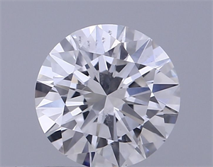 Picture of Natural Diamond 0.43 Carats, Round with Excellent Cut, F Color, SI2 Clarity and Certified by GIA