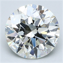 Natural Diamond 2.00 Carats, Round with Excellent Cut, J Color, SI1 Clarity and Certified by GIA