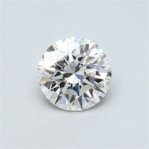 Picture of Natural Diamond 0.43 Carats, Round with Very Good Cut, H Color, VS2 Clarity and Certified by GIA