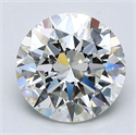 Natural Diamond 2.01 Carats, Round with Excellent Cut, J Color, VVS1 Clarity and Certified by GIA