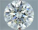 Natural Diamond 9.75 Carats, Round with Excellent Cut, J Color, VVS1 Clarity and Certified by IGI