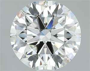 Picture of Natural Diamond 2.20 Carats, Round with Excellent Cut, J Color, SI2 Clarity and Certified by GIA