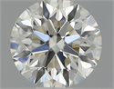 Natural Diamond 0.40 Carats, Round with Excellent Cut, H Color, VS2 Clarity and Certified by IGI