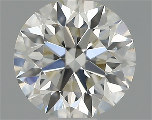 Picture of Natural Diamond 0.40 Carats, Round with Excellent Cut, H Color, VS2 Clarity and Certified by IGI