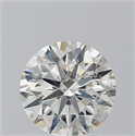 Natural Diamond 2.54 Carats, Round with Excellent Cut, I Color, SI2 Clarity and Certified by GIA