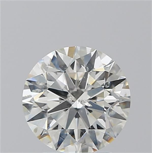 Picture of Natural Diamond 2.54 Carats, Round with Excellent Cut, I Color, SI2 Clarity and Certified by GIA